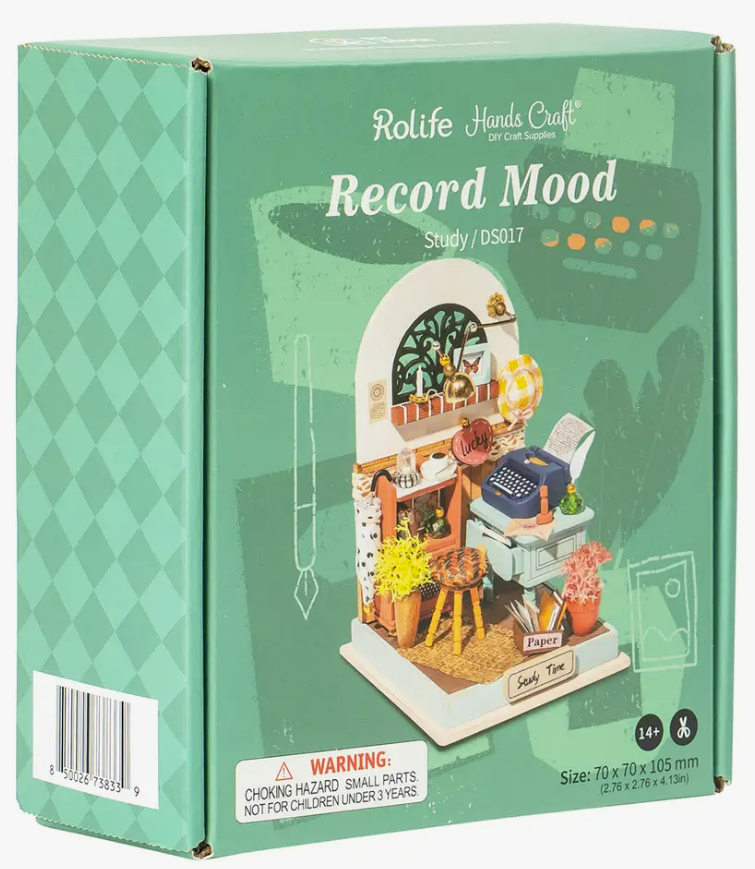 DIY Miniature House, DS017 - Record Mood