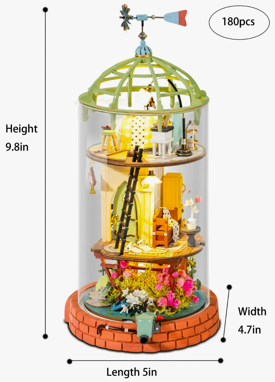 DIY Miniature House Kit, DS001 - Domed Loft