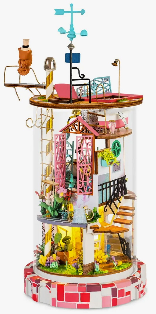 DIY Miniature House Kit, DS002 - Bloomy House