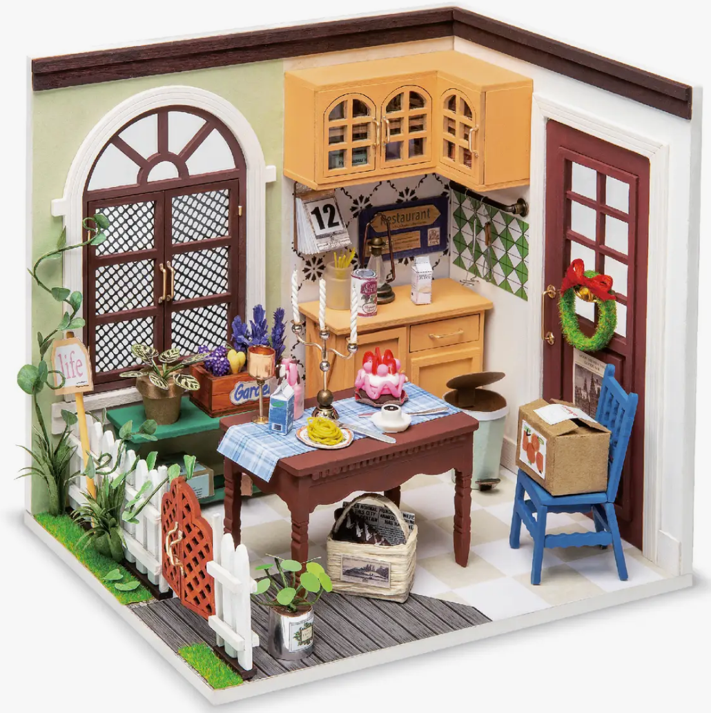 DIY Miniature House Kit, DGM09 - Charlie's Dining Room